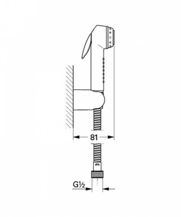 Душевой гарнитур GROHE 27812000. Фото
