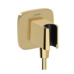 26887990 HANSGROHE Fixfit Q шланговое подсоединение, полир.золото 26887990 HANSGROHE Fixfit Q шланговое подсоединение, полир.золото. Фото